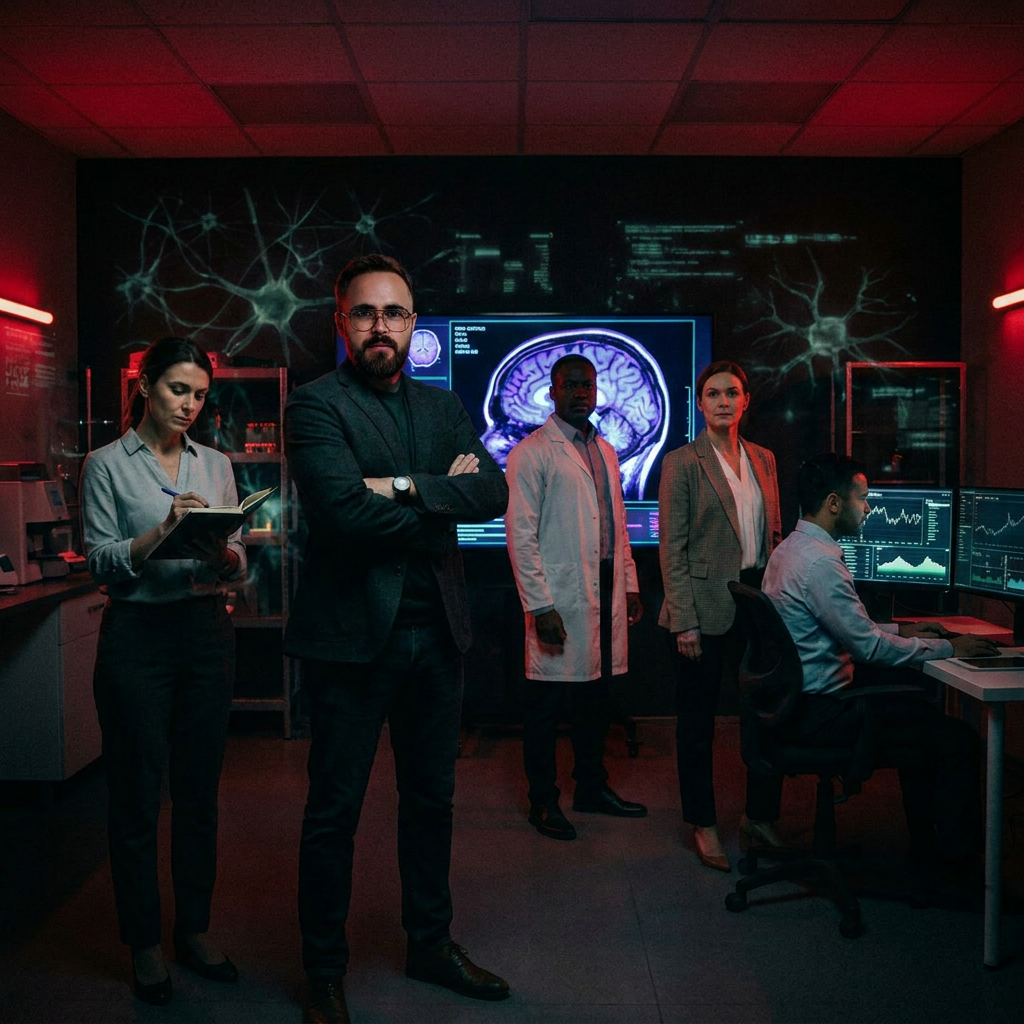 Sam e il team di linguisti, neuroscienziati e psicologi comportamentali di Spokency